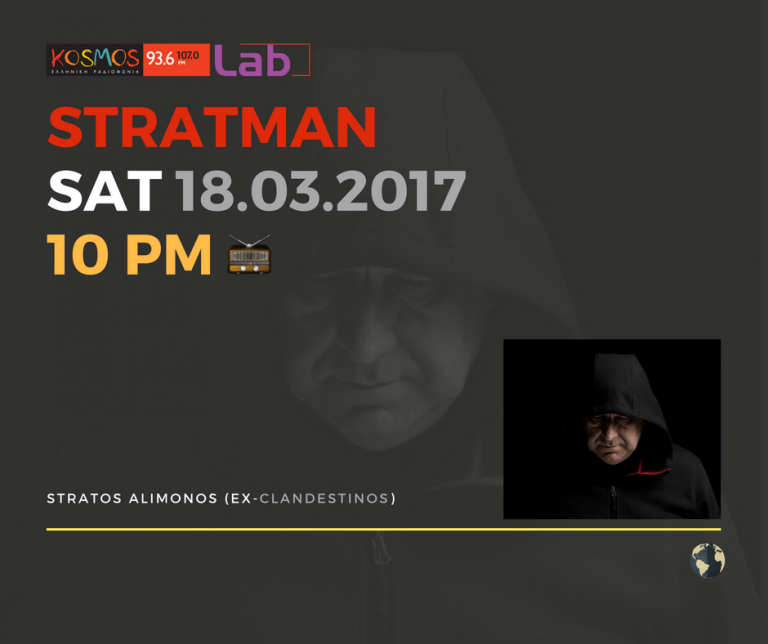 Listen to Stratman mixset @ Kosmos Lab 18.03.17