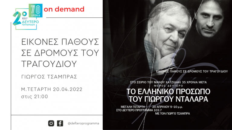 «Εικόνες Πάθους σε δρόμους του τραγουδιού» – Τo Ελληνικό πρόσωπο του Γιώργου Νταλάρα