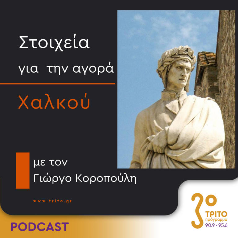 Στοιχεία Για Την Αγορά Χαλκού | Δευτέρα 06 Νοεμβρίου 2023