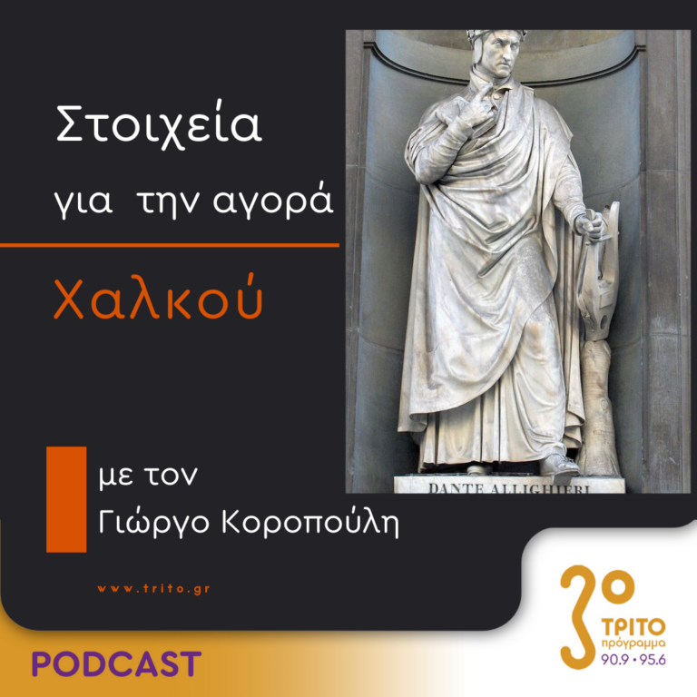 Στοιχεία Για Την Αγορά Χαλκού | Τετάρτη 01 Νοεμβρίου 2023