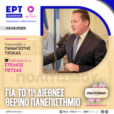 O Στέλιος Πέτσας για το 11ο Διεθνές Θερινό Πανεπιστήμιο | ΕΡΤ Ιωάννινα | 03.06.2025