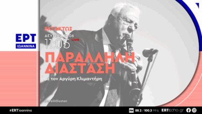 ΕΚΤΑΚΤΩΣ: Στην Διάσταση του Πετρολούκα Χαλκιά | ΕΡΤ Ιωάννινα | Δευτέρα 16.06, 11:05