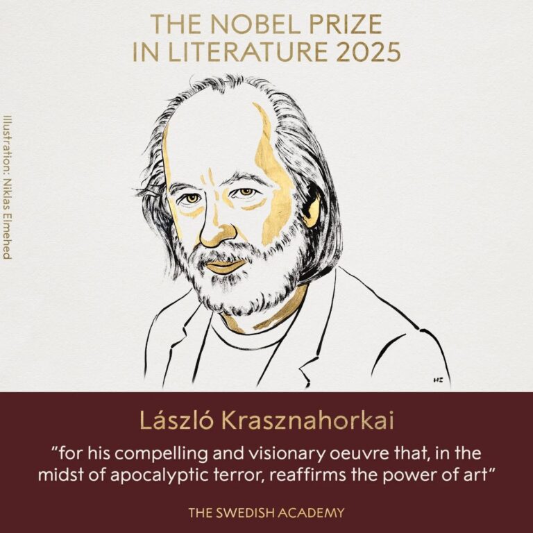 László Krasznahorkai – Νόμπελ Λογοτεχνίας 2025 | Καλημέρα – 958fm | 10 Οκτωβρίου 2025