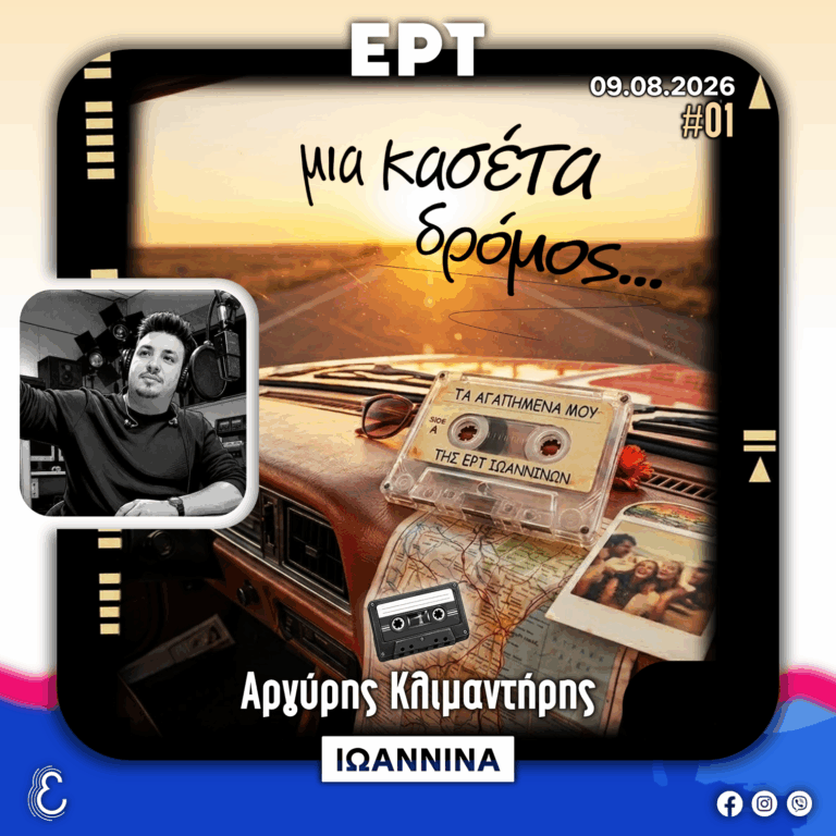 Μια κασέτα δρόμος… #01 – Αργύρης Κλιμαντήρης | 09.08.2026