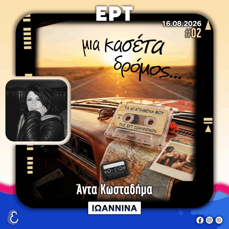 Μια κασέτα δρόμος… #02 – Άντα Κωσταδήμα | 16.08.2026